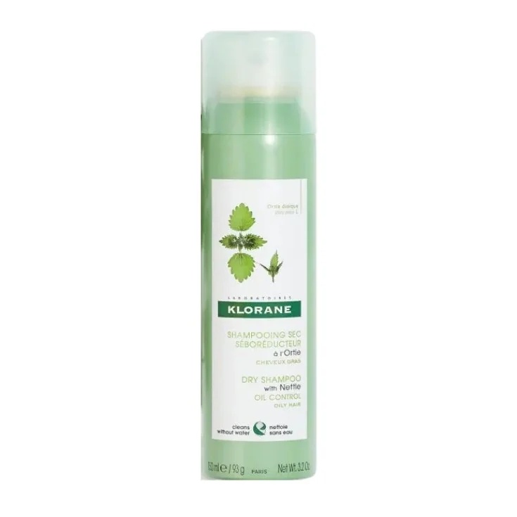 KLORANE Klorane Droogshampoo met brandnetelsmaak 150 ml Talgreducerend middel