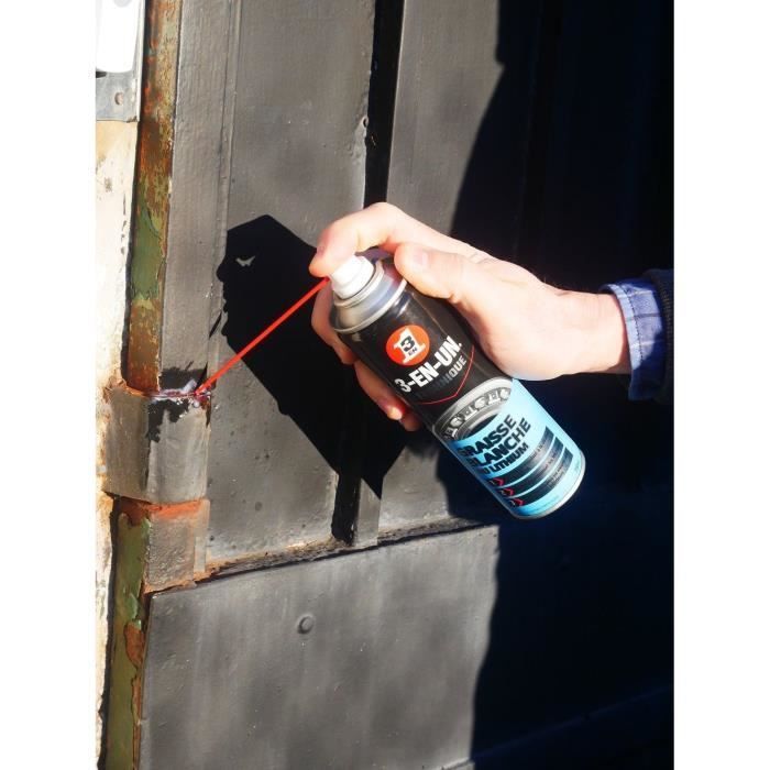 Grasa de litio blanca en aerosol 3 en 1 para uso técnico - 250 ml