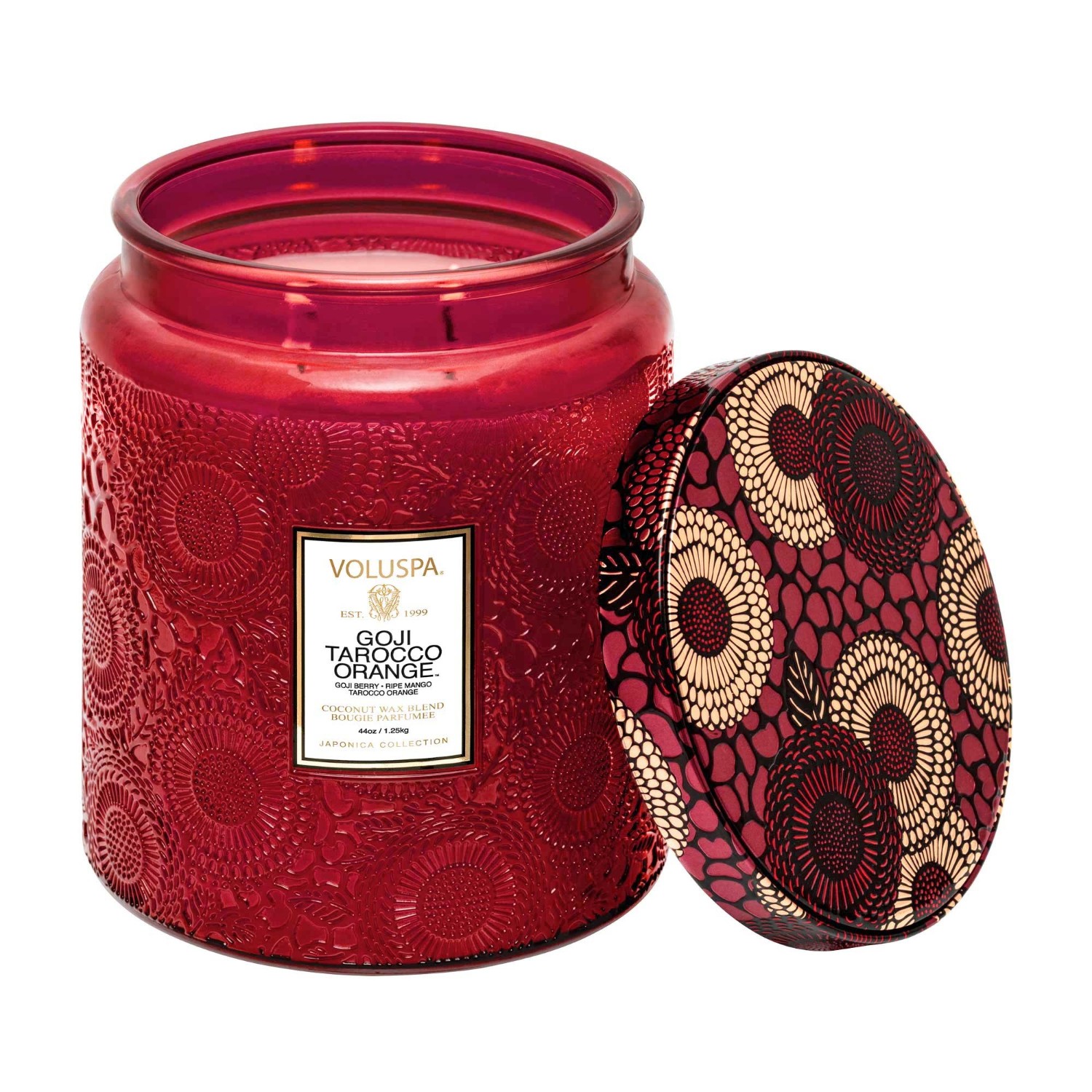 VOLUSPA Goji Tarocco Orange 44oz Luxe Jar