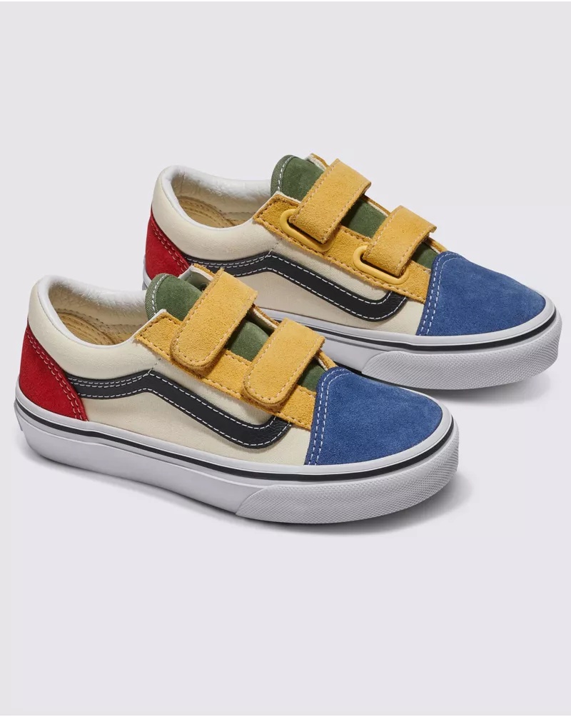 Kids Old Skool V Color Block Shoe