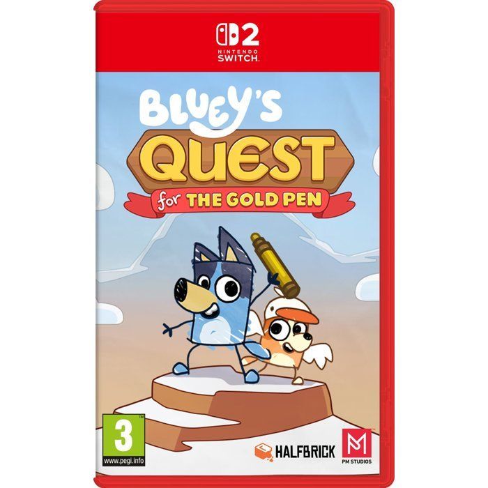 Bluey's Quest for the Gold Pen • Jeu Nintendo Switch 2