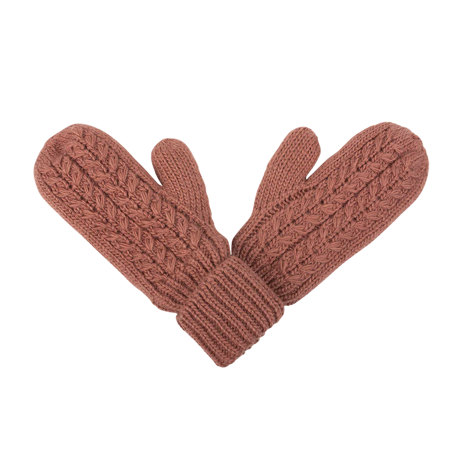 Moufles Moscow Mule Vieux rose
