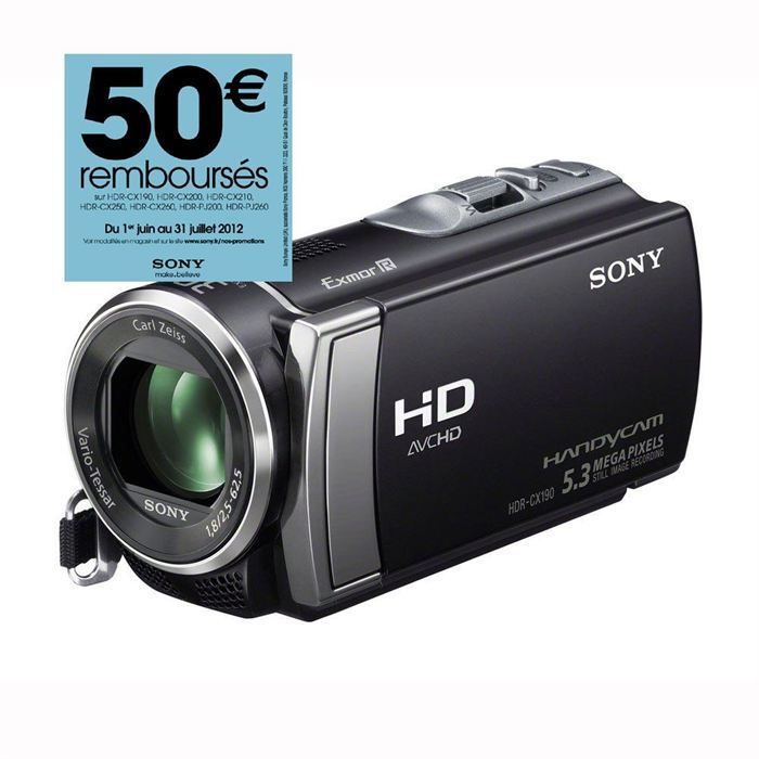 Videocámara SONY HDR CX190