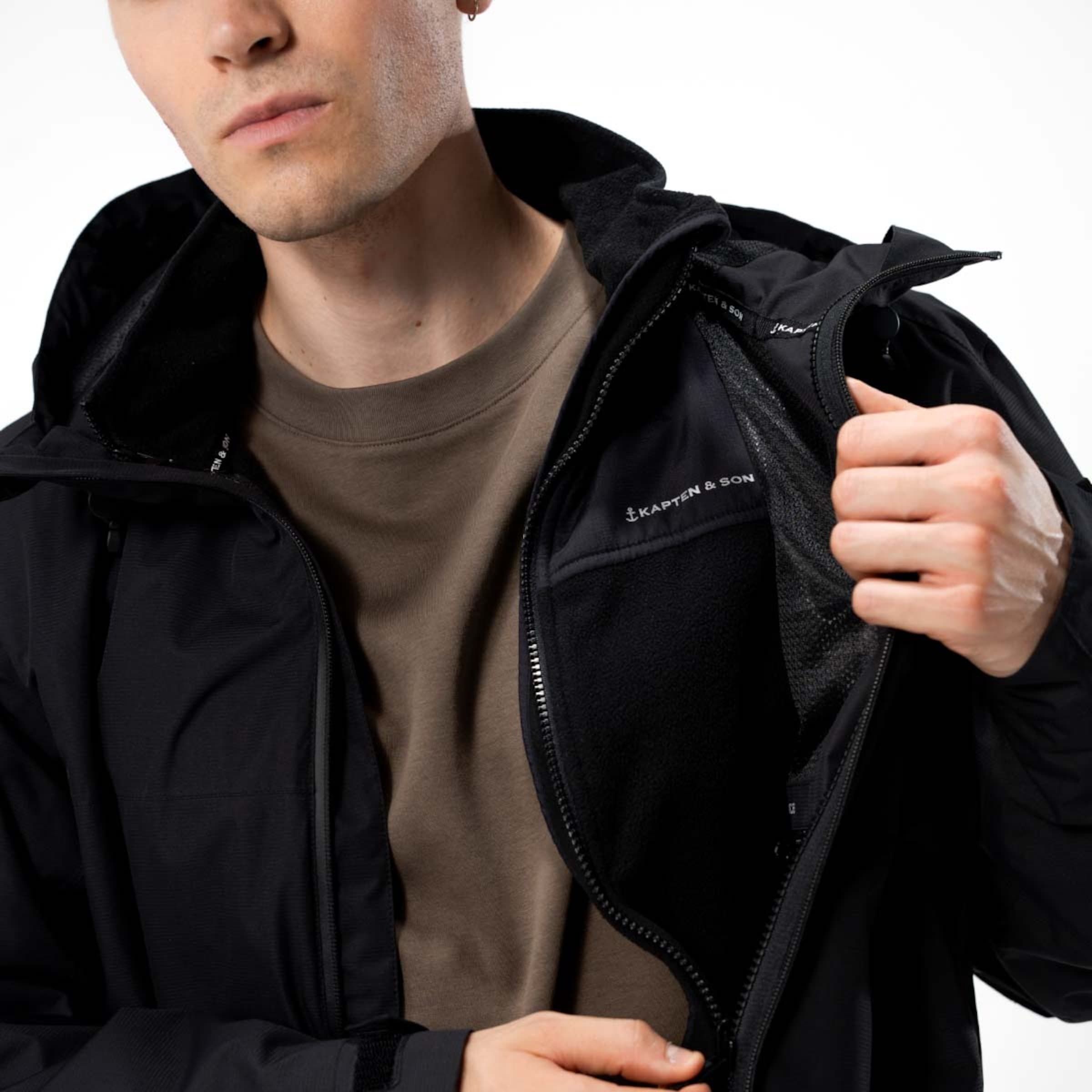 Veste 2 en 1 Everyday entièrement noire