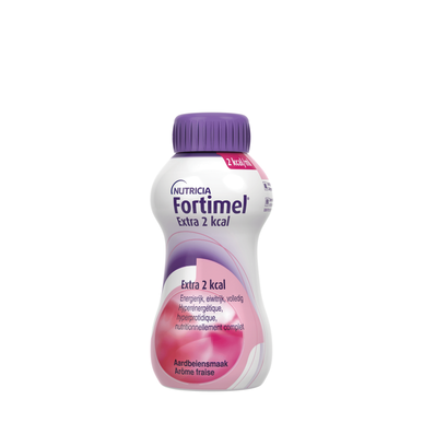 Fortimel Fortimel Extra 2 Kcal Mansikka 4 x 200 ml 4 x 200 ml