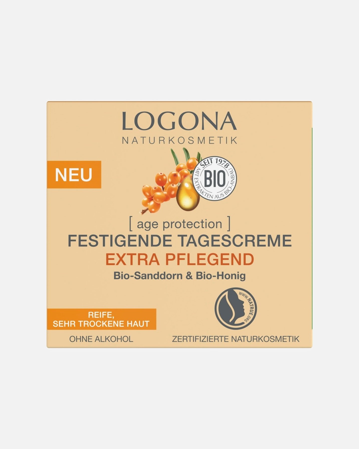 Logona dnevna krema s učinkom protiv starenja – 50 ml