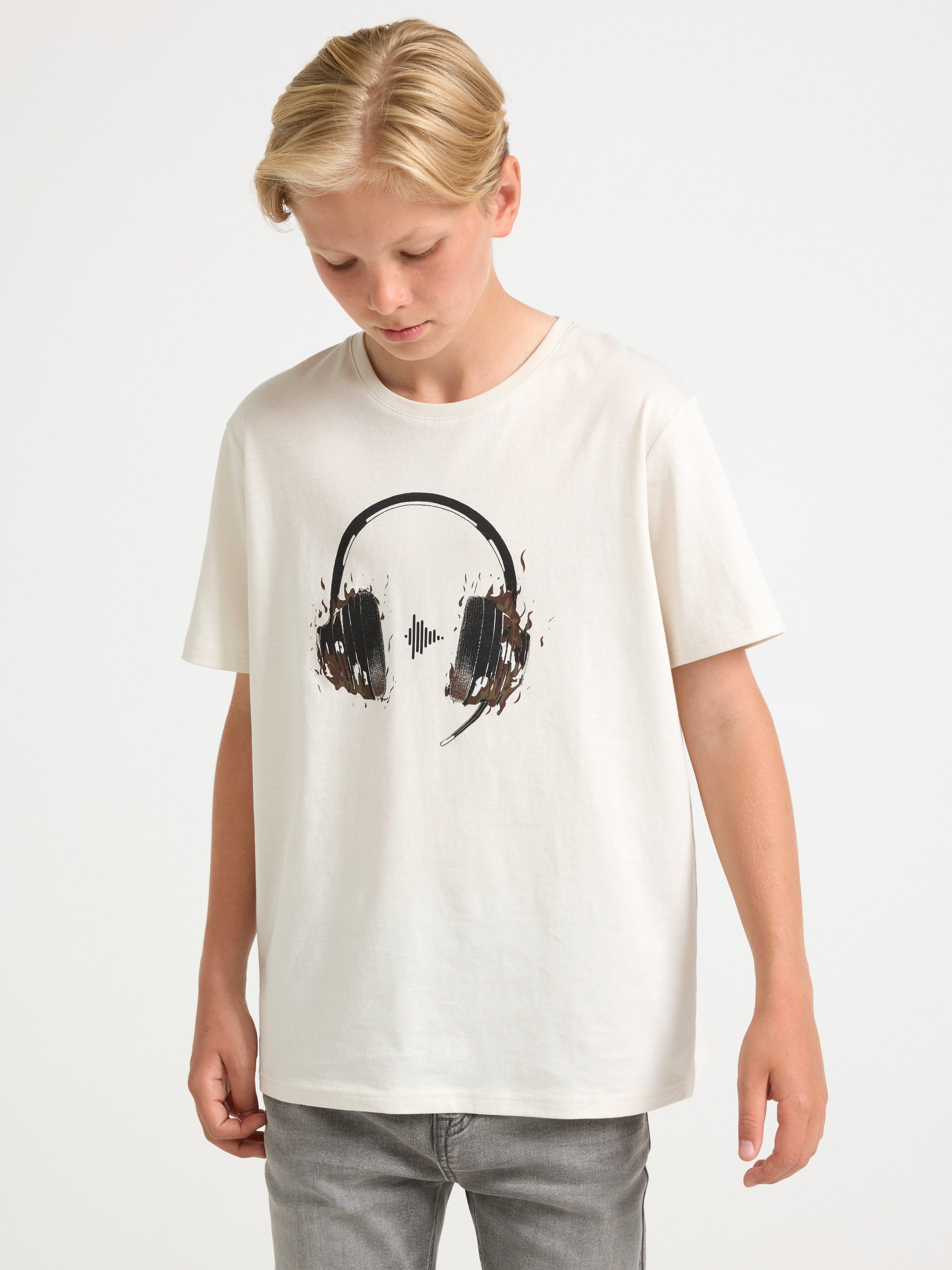 Camiseta blanco oscuro empolvado