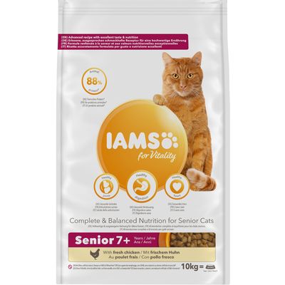 IAMS for Vitality Senior Fresh Chicken Dry Cat Food