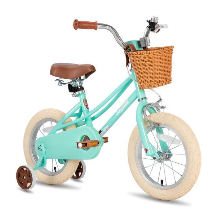 Vélos pour enfants - HILAND - 14 pouces - Cadre en acier - Freins avant en V - Mixte