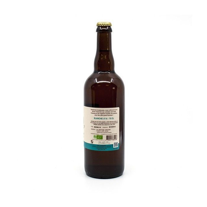 Frenchie IPA, ambachtelijk witbier uit Périgord, brouwerij Effrontad, biologisch, 75cl