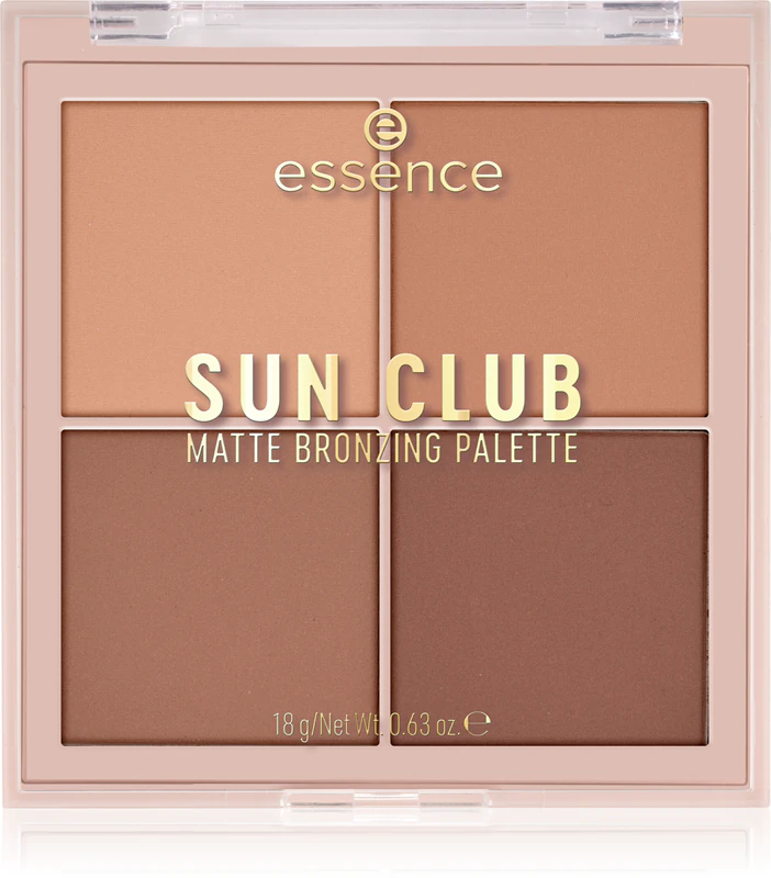 bronzujúca paleta essence Sun Club s matným finišom