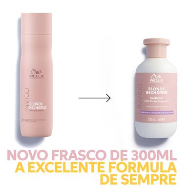 Wella Professionals Invigo Blonde Recharge šampūns - violets šampūns blondiem matiem spīduma uzlabošanai