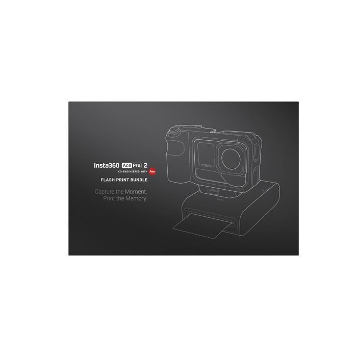 Câmera de ação Insta360 Ace Pro 2 com impressão em flash