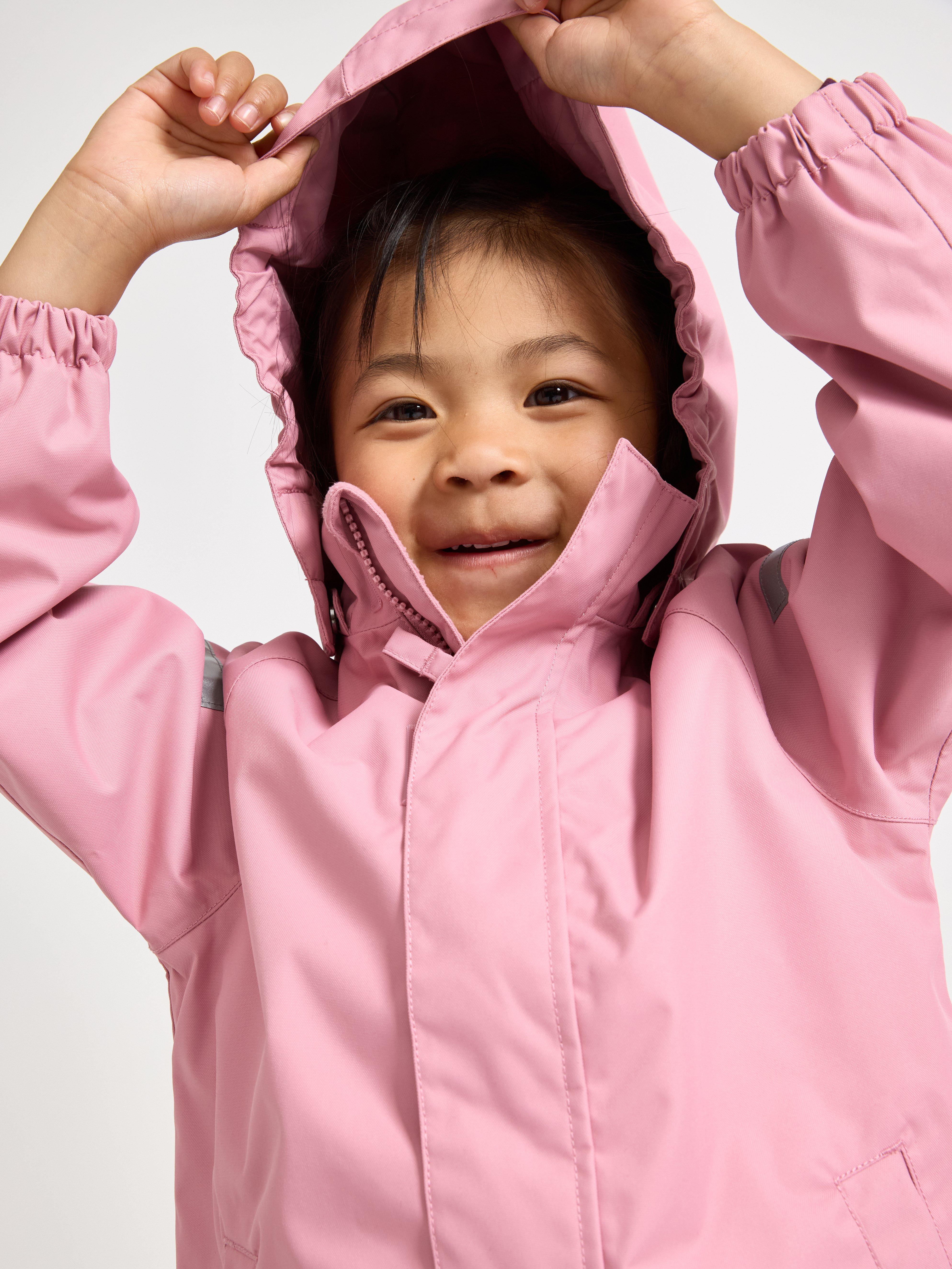 Nepromokavá shellová bunda Dark Dusty Pink