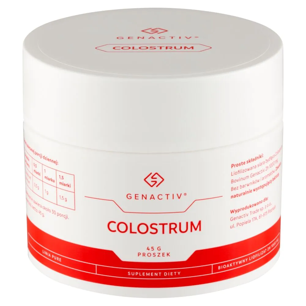 Genactiv Colostrum Preparat wzmacniający odporność Proszek