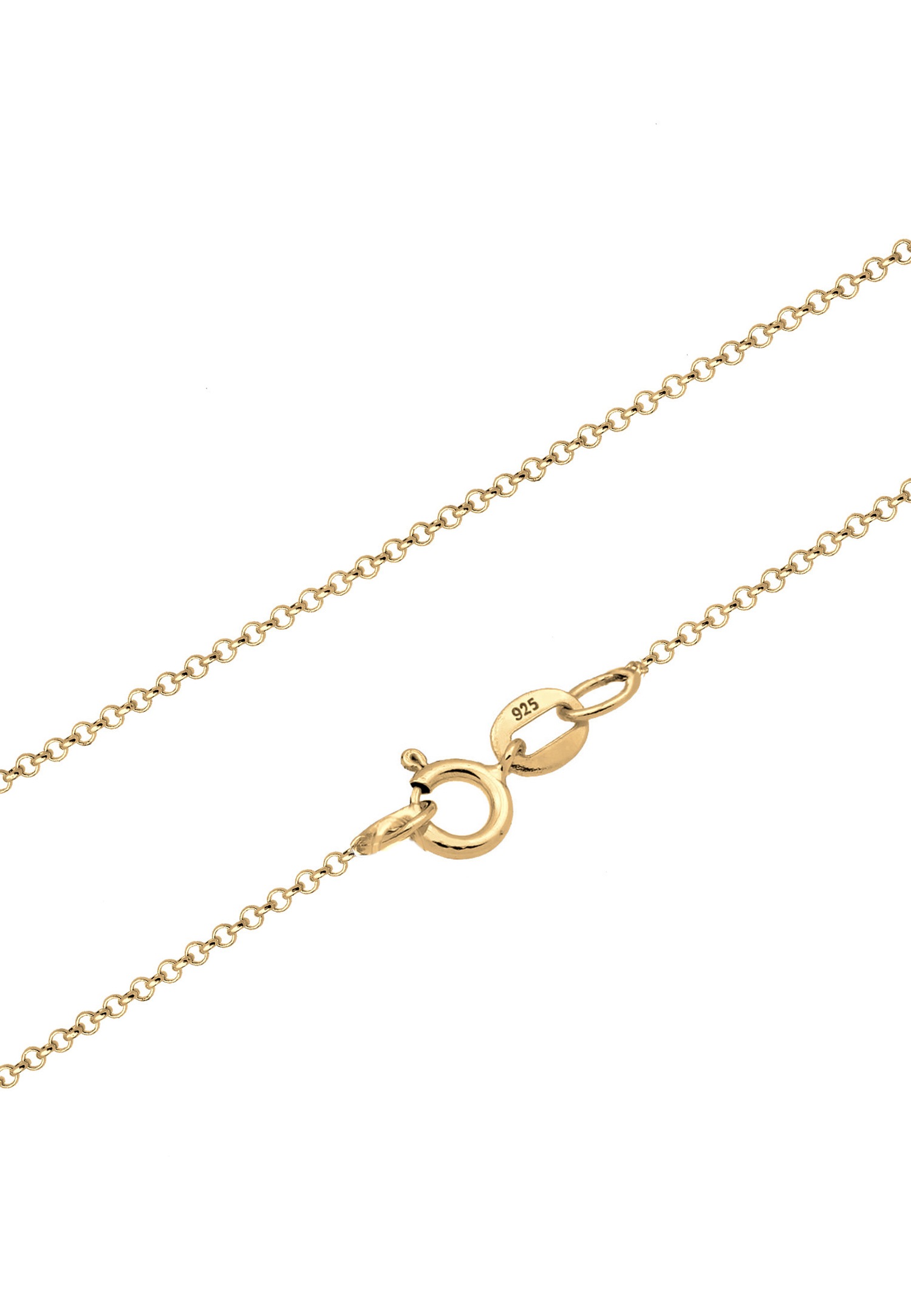 Elli Pendentif Coeur Femme Amour Look Organique Tendance en Argent Sterling 925 Plaqué Or