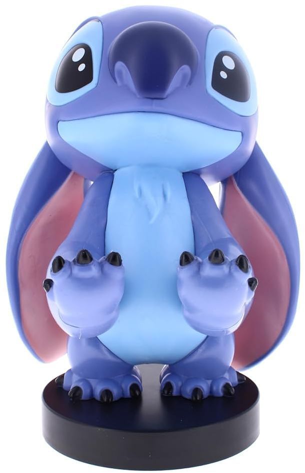 Figurine Disney Stitch - EXQUISITE GAMING - Cable Guys - Support écouteurs, smartphone ou petit accessoire - 20 cm