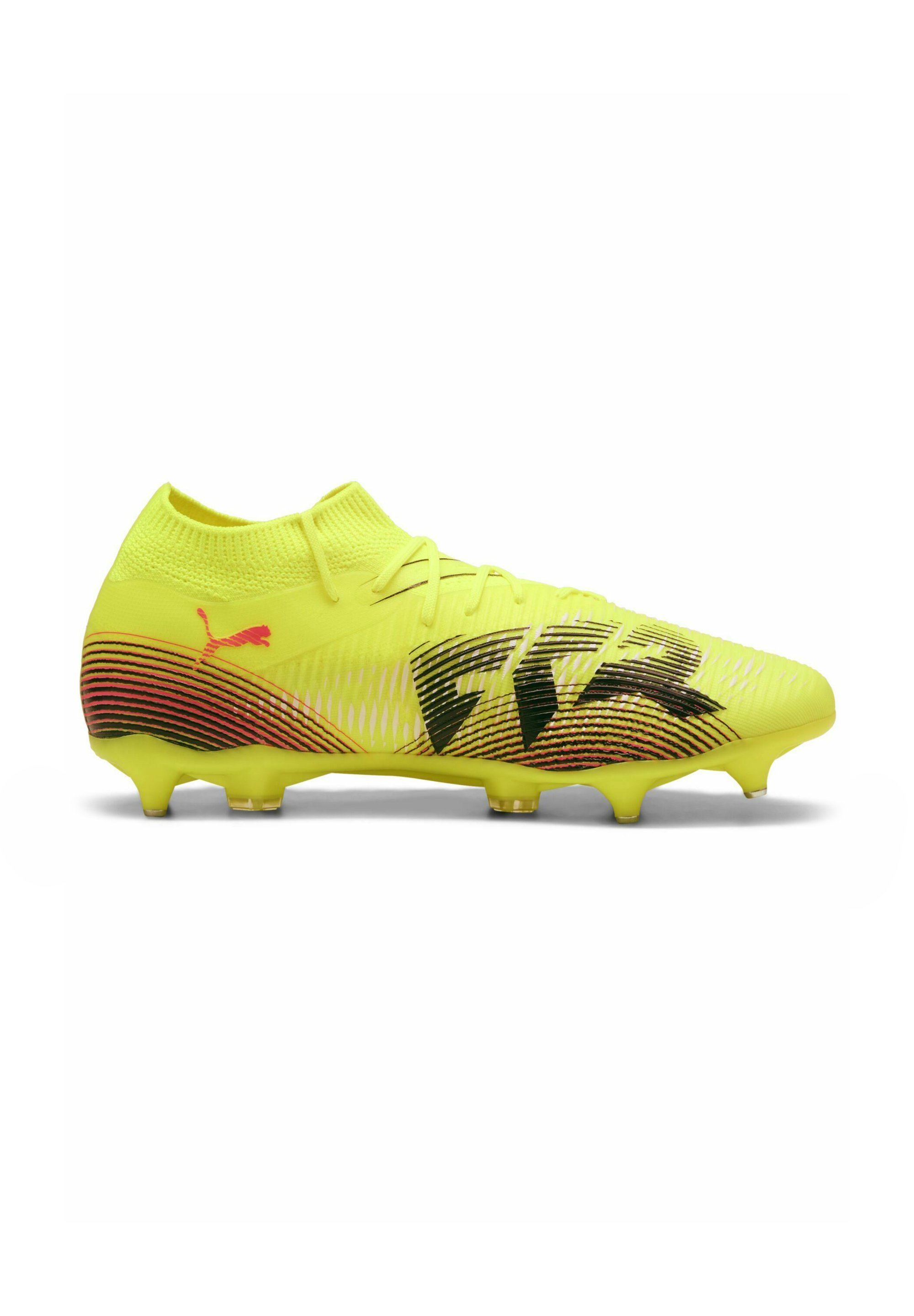 Puma FUTURE MATCH - Voetbalschoenen voor zachte ondergrond - geel, waarschuwingslicht, zwart, zonovergoten