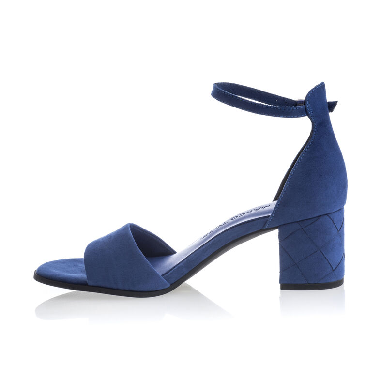 Blaue Damensandalen / Zehenfreie Schuhe