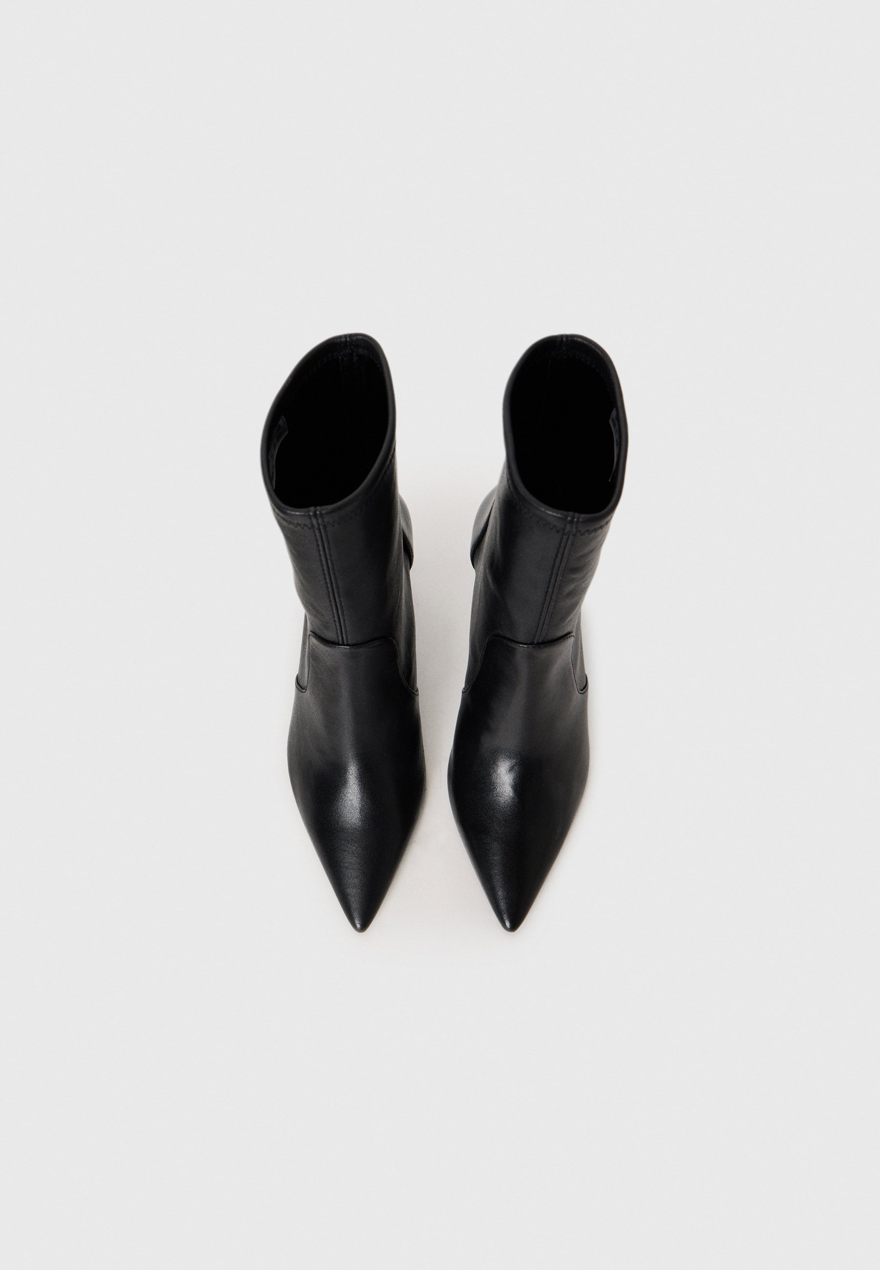 Stuart Weitzman POWER 75 - Enkellaarsjes met hoge hak - zwart