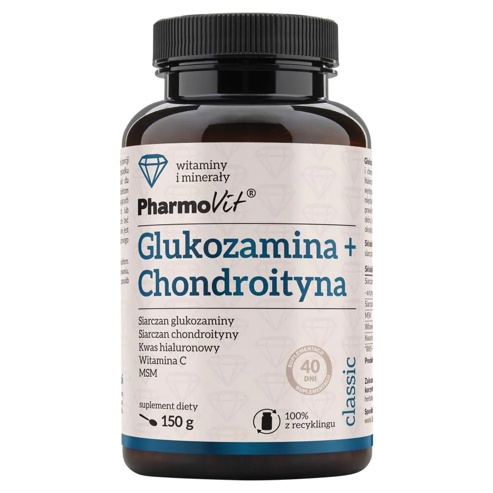Pharmovit Glukozamina + Chondroityna Suplement na stawy proszek