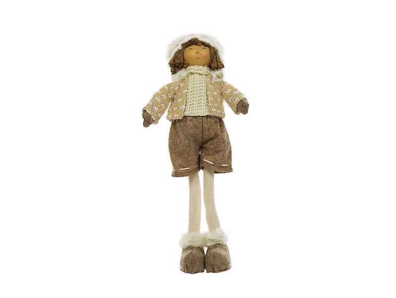 Dekoracja świąteczna lalka 38 cm