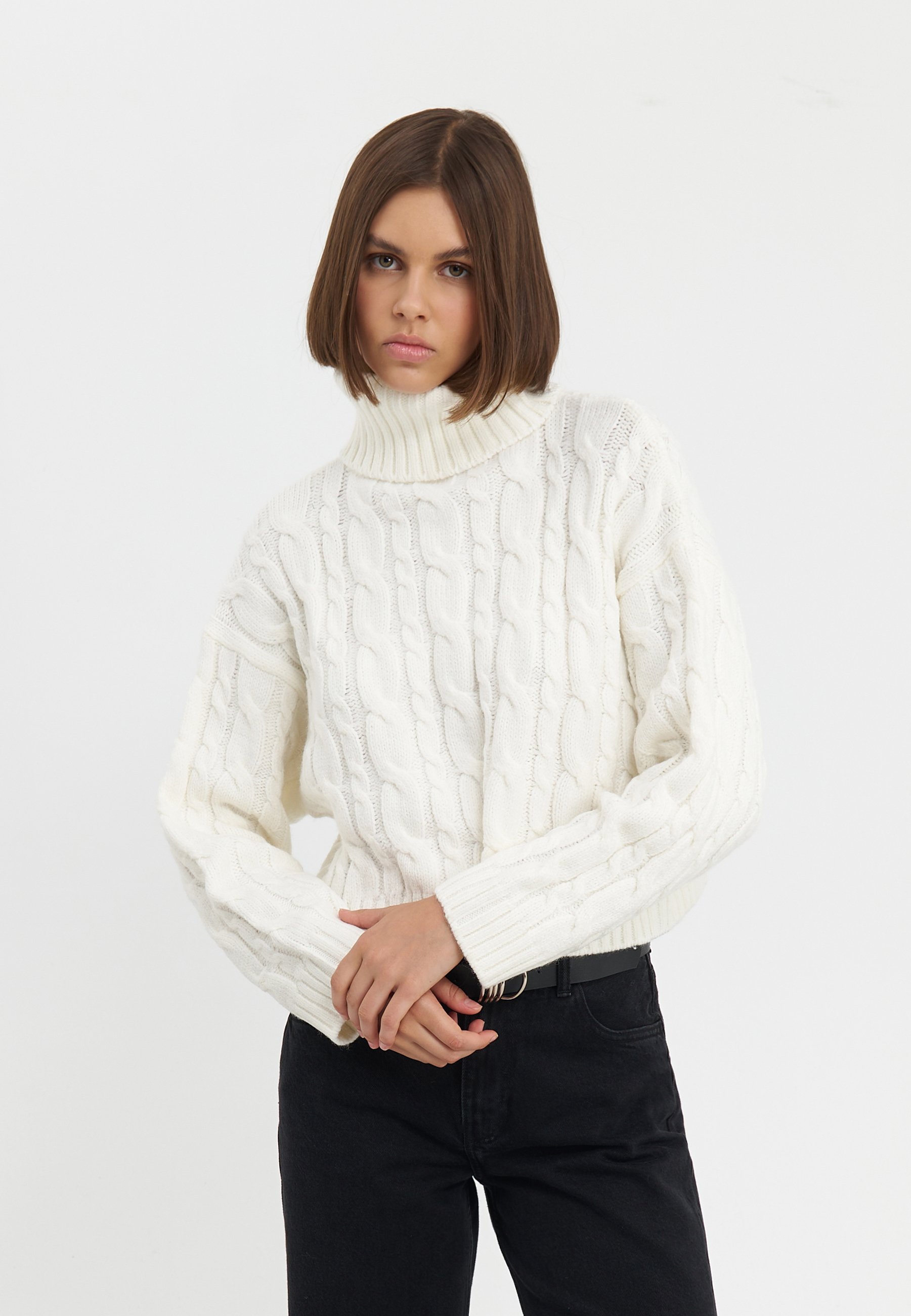 Even&Odd Pullover – cremeweiß
