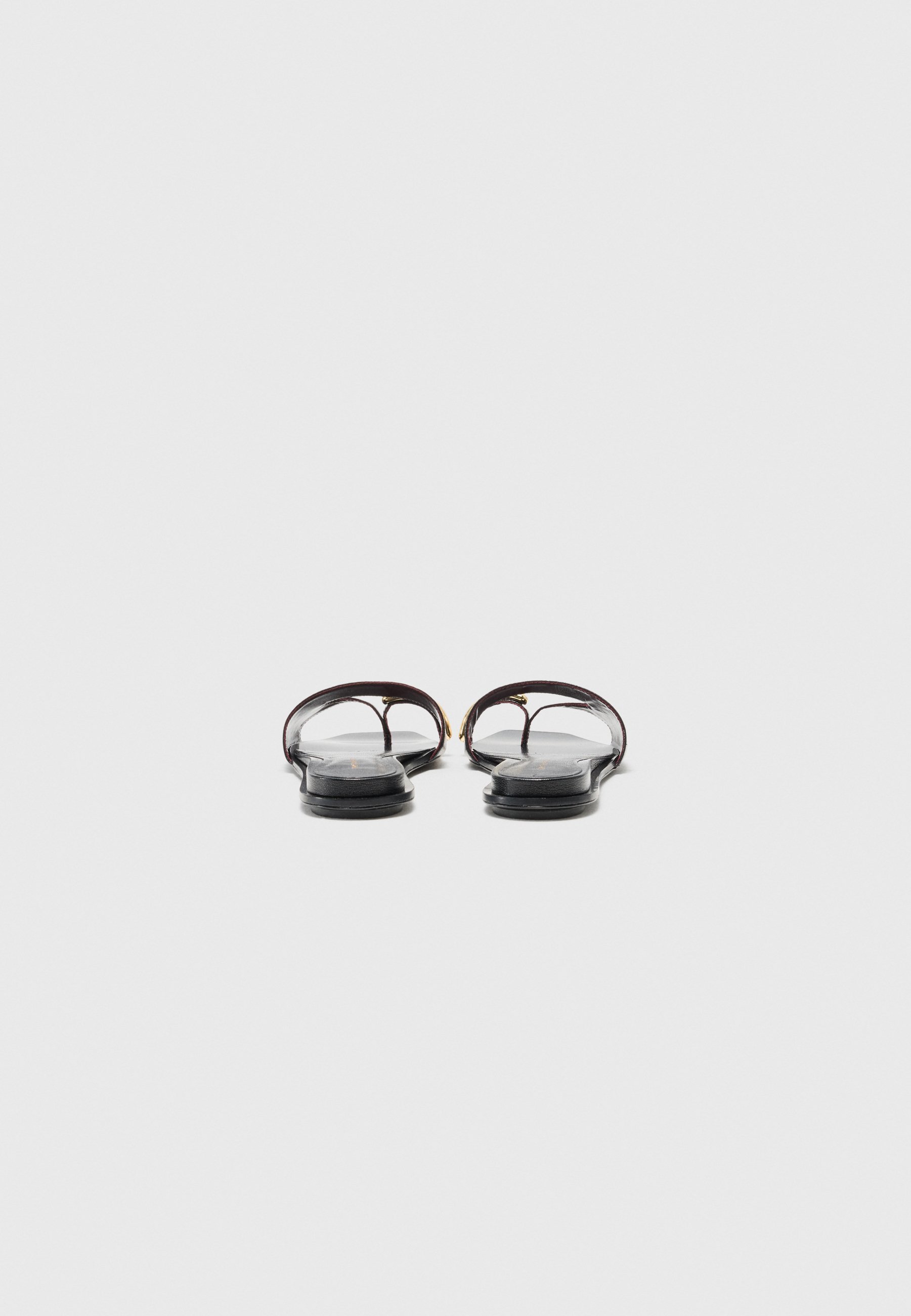 Tory Burch PIERCED - Pantoufles - noir/argent parfait