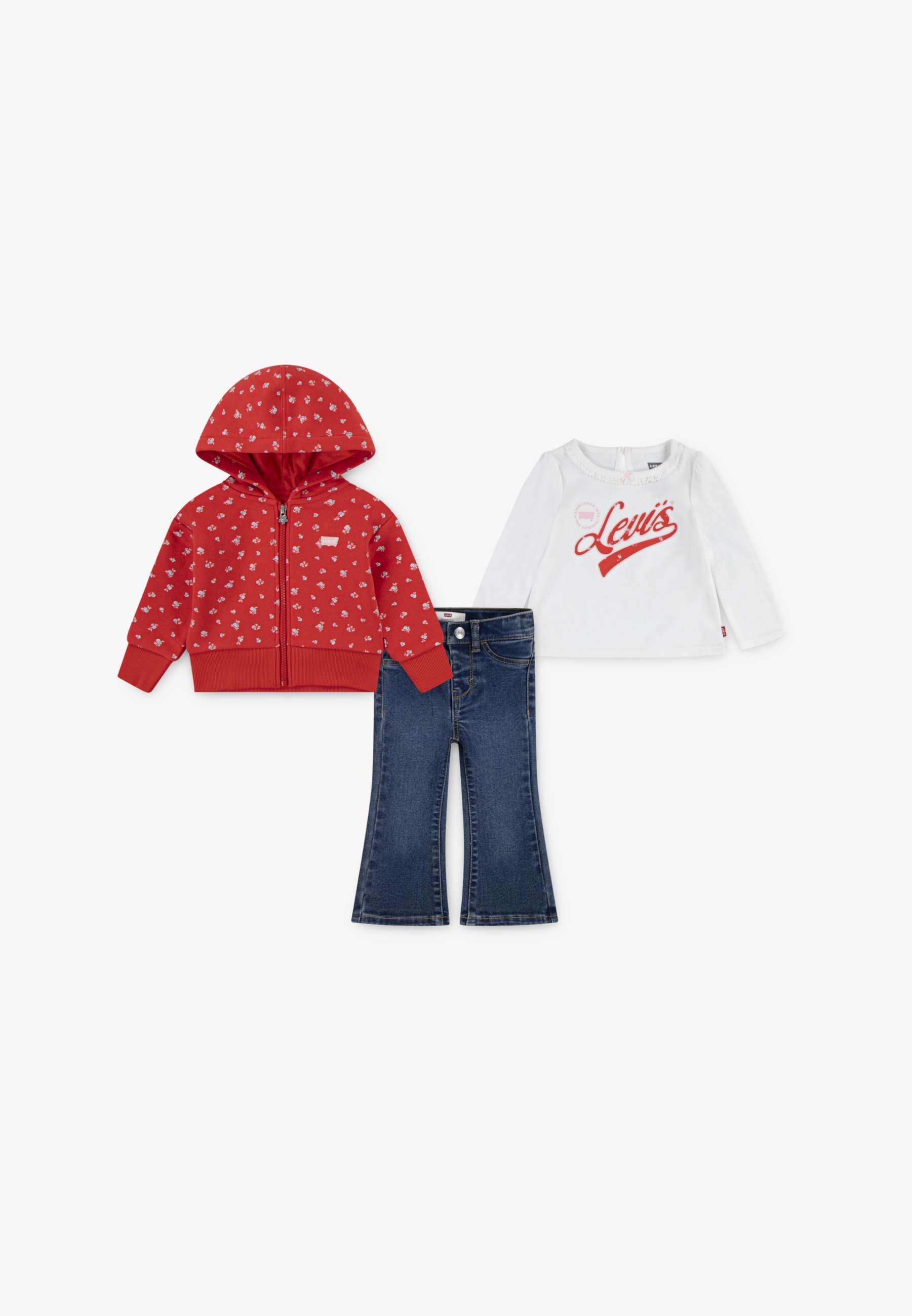 Ensemble Levi's® - Sweat-shirt zippé - blanc de blanc