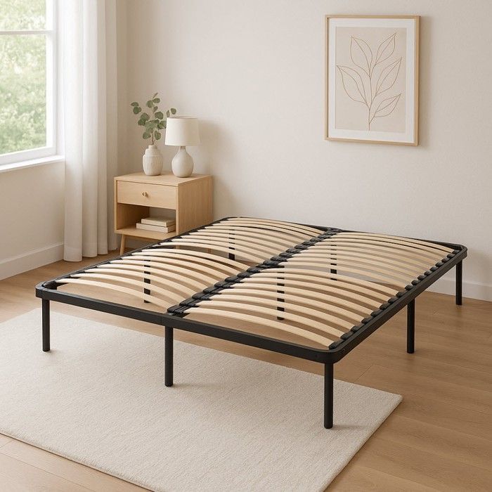 Bedbodem - KING OF DREAMS - Anya - 120x190 cm - 1,4 mm metalen frame - 34 latten van 9 mm populierenhout