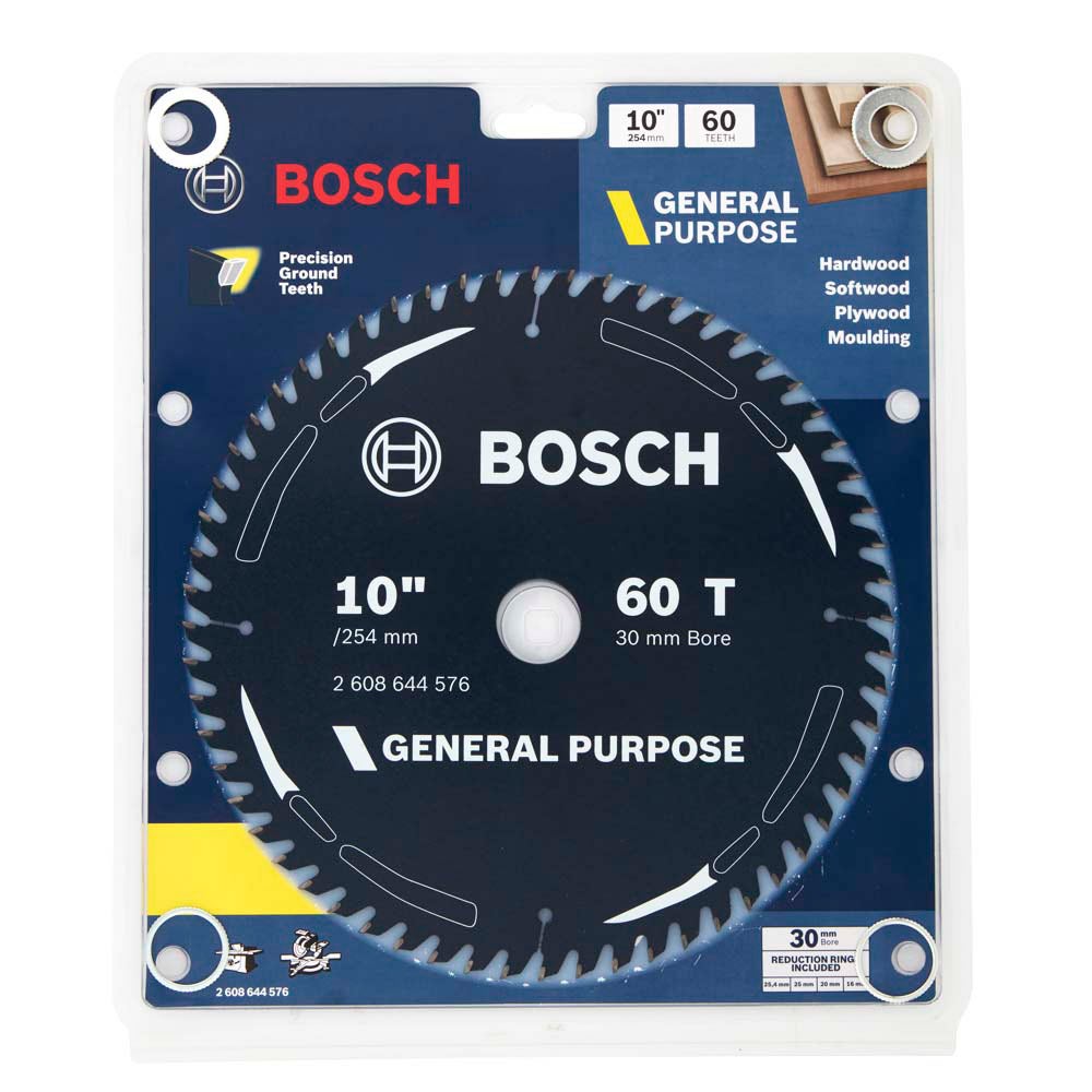 BOSCH TCT 254 mm 60-hampainen puunkatkaisulaikka - YLEISKÄYTTÖINEN