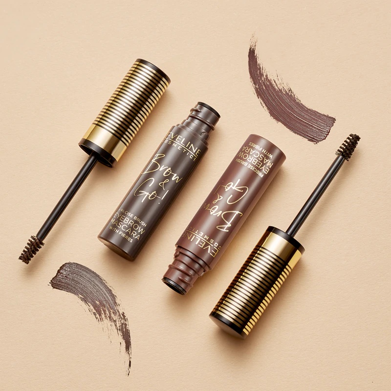 Maskara za obrvi Eveline Cosmetics Brow & Go!