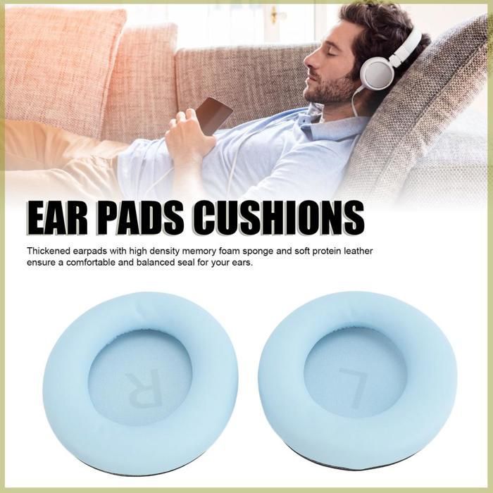 Almohadillas Cocosity para auriculares Anker Space One, almohadillas de repuesto para el proyector de sonido Anker Space, color azul.
