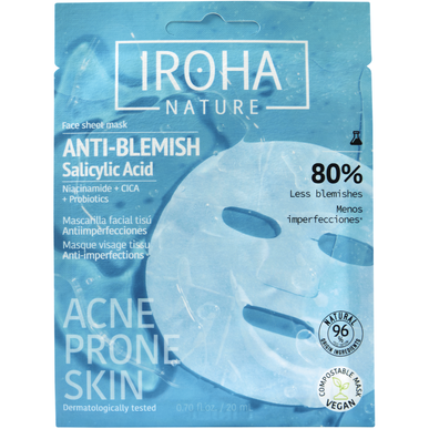 Iroha Nature Anti-Imperfection -kasvonaamio akneen ja epäpuhtauksiin taipuvaiselle iholle 1 kpl 1 kpl