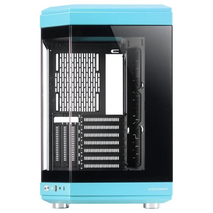 Case per gaming - Mars Gaming - MC-3T - Vetro temperato - Raffreddamento ottimizzato - USB-C e 3.0