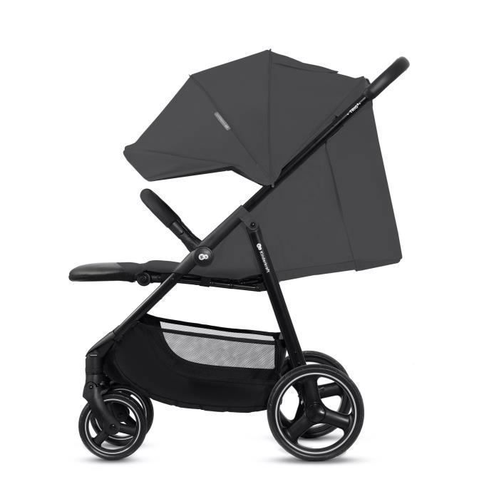 Poussette Kinderkraft Trig 3 Gris pliable d'une main