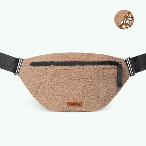 Cabaia Mellanstor Manchester-bältesväska beige