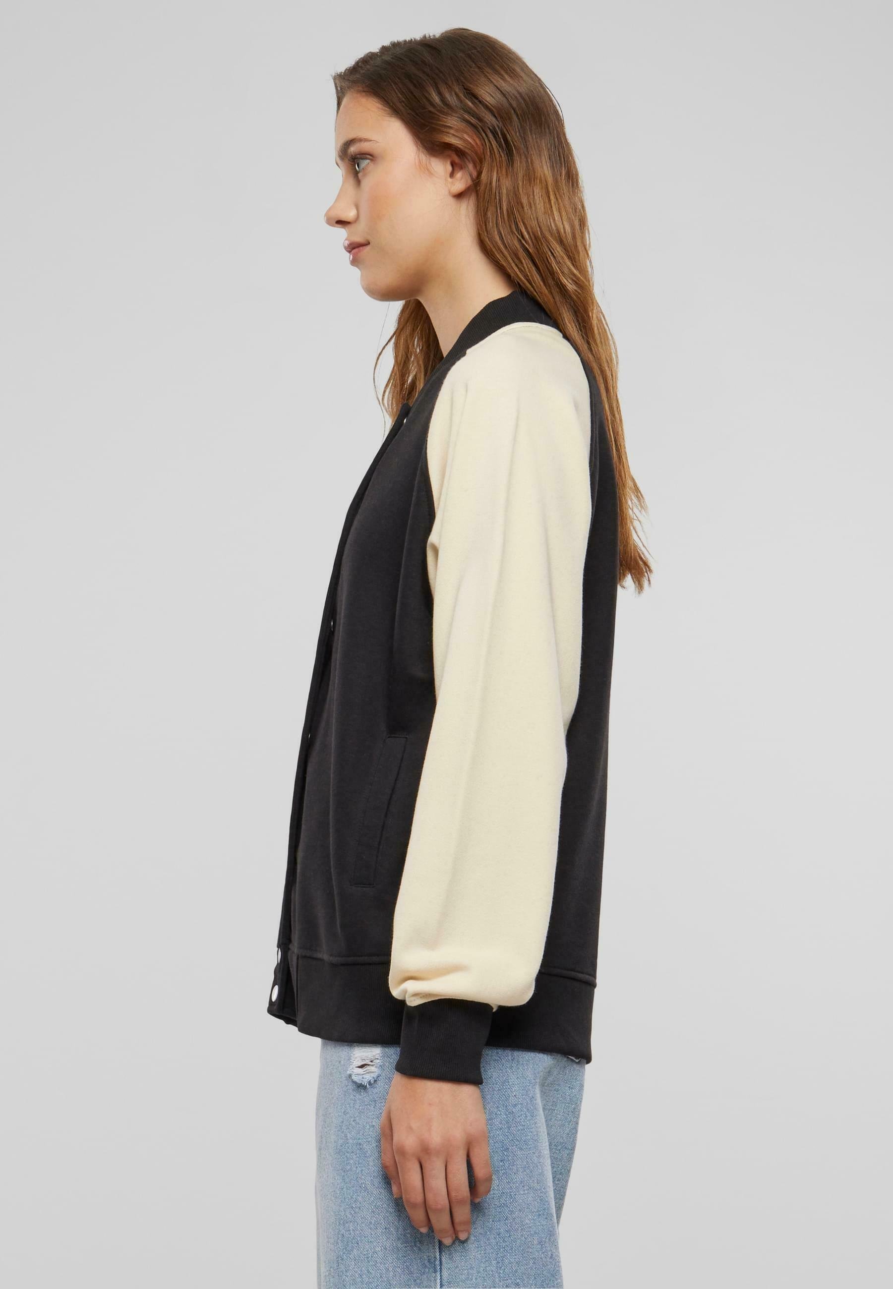 Urban Classics Light Jacke – Schwarz-Weiß-Sand