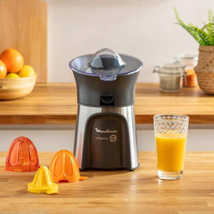 MOULINEX DIRECT SERVE JUICER 3 CONES 1 vitesse + reverse 150 W Blanc et gris PC603D10