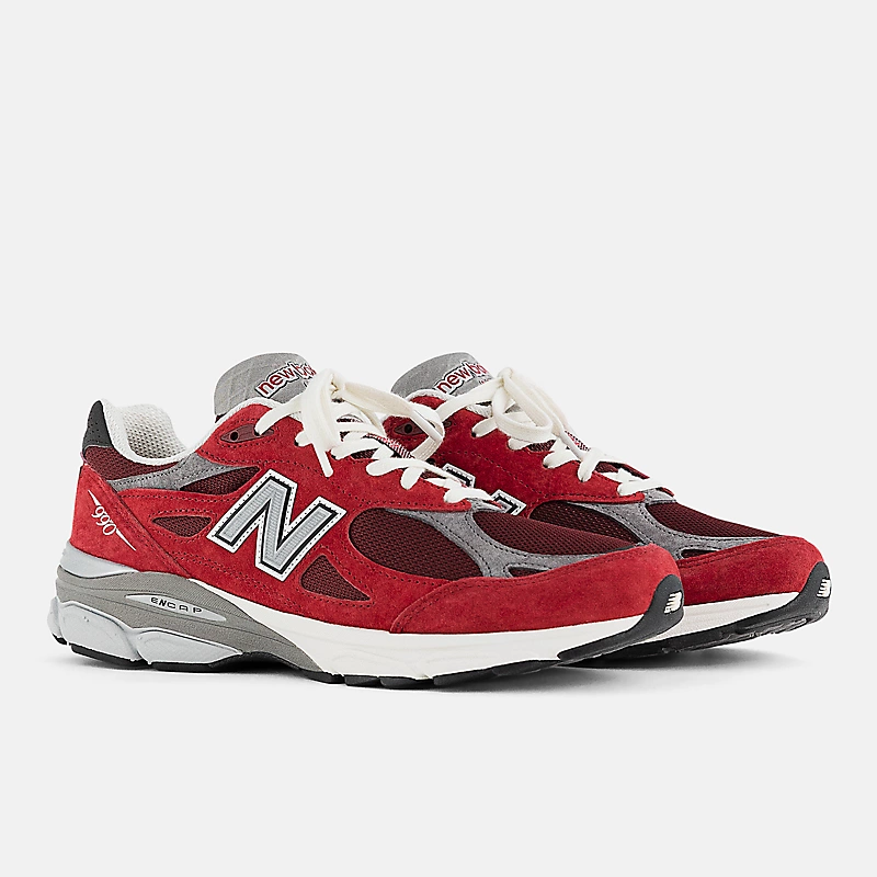 Férfi változat, MADE in USA 990v3 - NB Scarlet márványozott fejjel