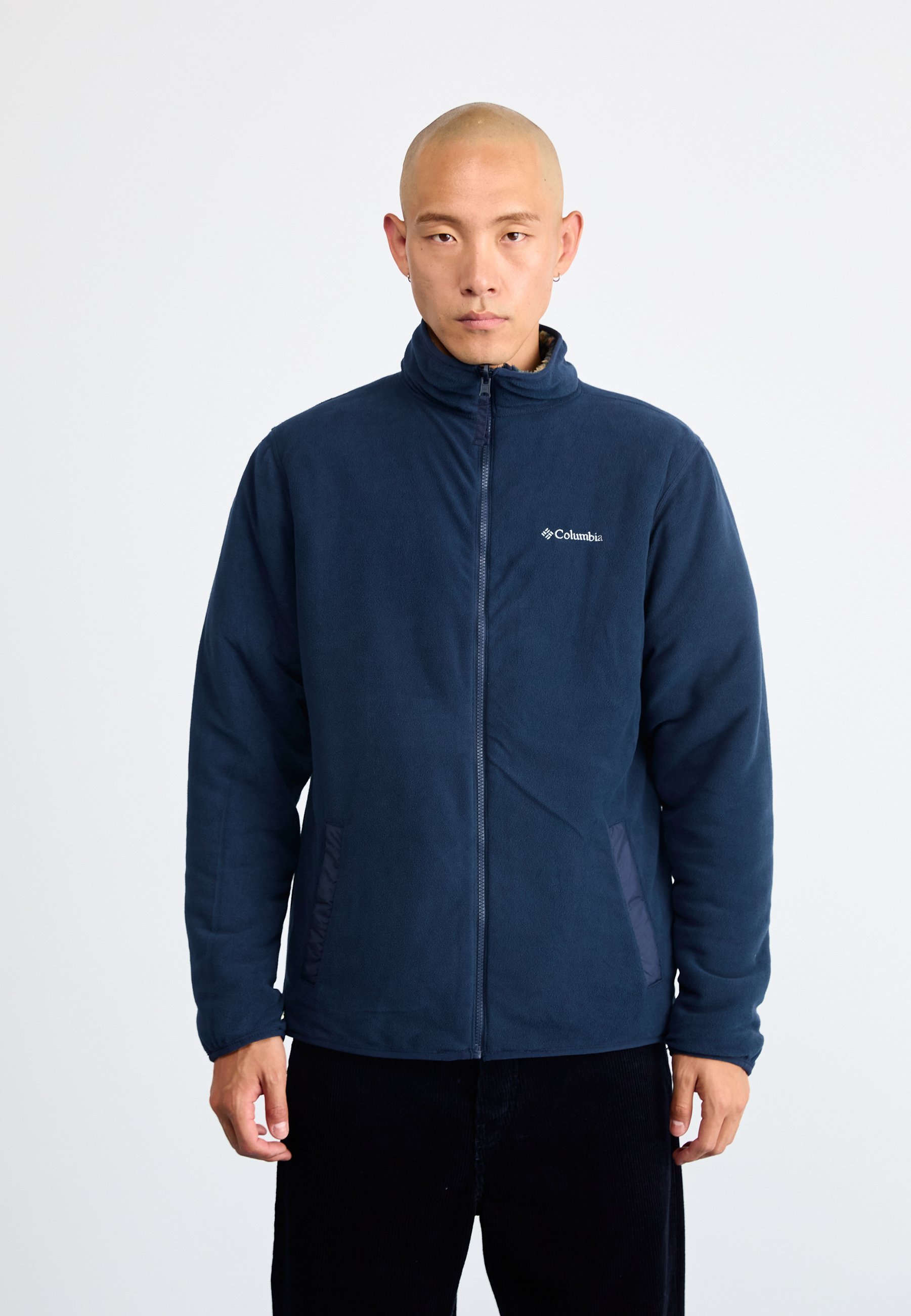 Columbia WINTER PASS™ REVERSIBLE - Giacca in pile - blu navy universitario