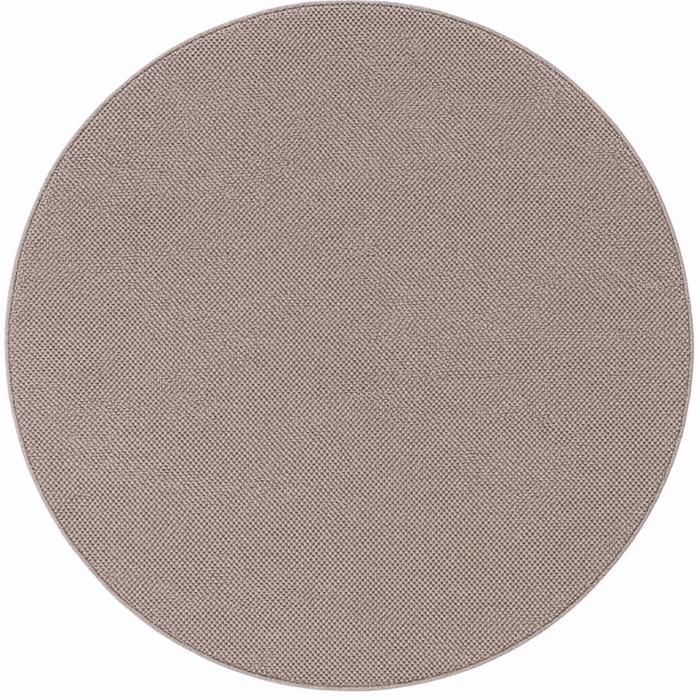Carpetsale24 Tapis Rond 160 cm Beige Uni Bouclé Style Scandinave Moderne Grand Tapis pour Salon Salle à Manger Chambre