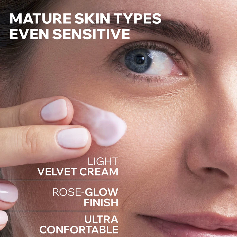 Uriage Age Absolu Redensifying Rosy Cream is een anti-rimpelcrème met een verhelderend effect, liftend effect en hyaluronzuur.