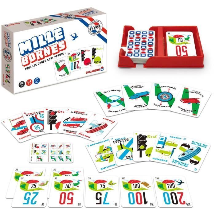 Mille Bornes Classic - Bordspel - DUJARDIN - Vanaf 6 jaar