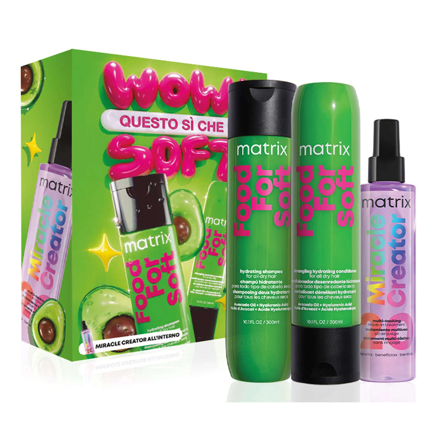 Food For Soft Cofanetto Natale Food For Soft - Cofanetti per Capelli, Shampoo Nutriente