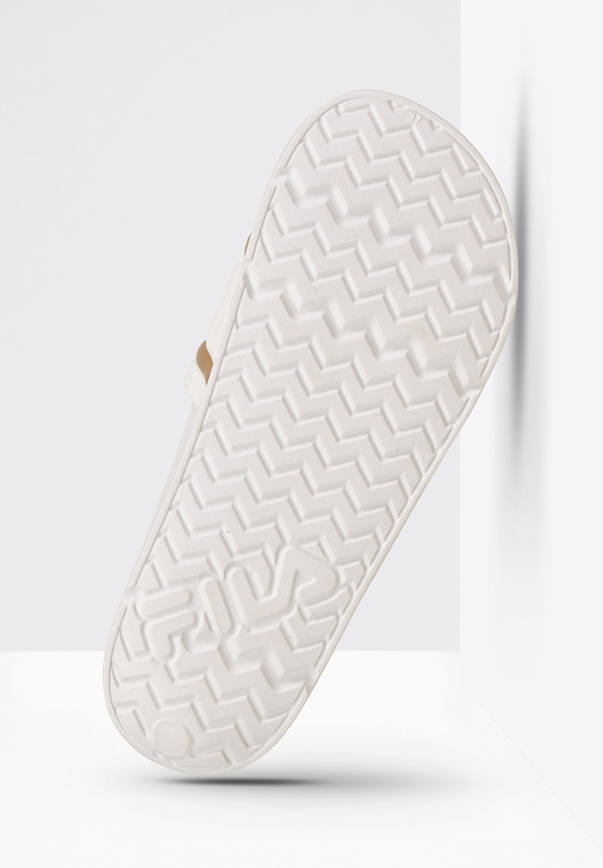 Fila MORRO BAY LOGO - Zwembadslippers - witgoud