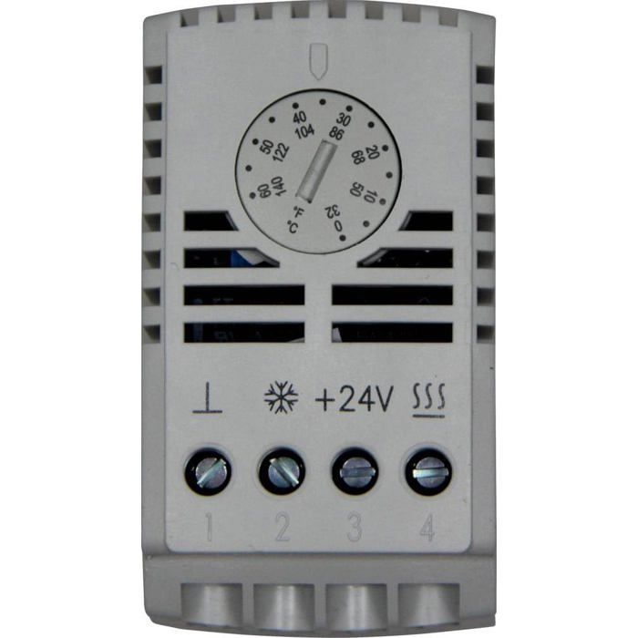 Thermostat d'armoire de distribution - Elmeko - TES 60 - 24 V/DC - Inverseur - 37x64x46 mm - 1 pièce