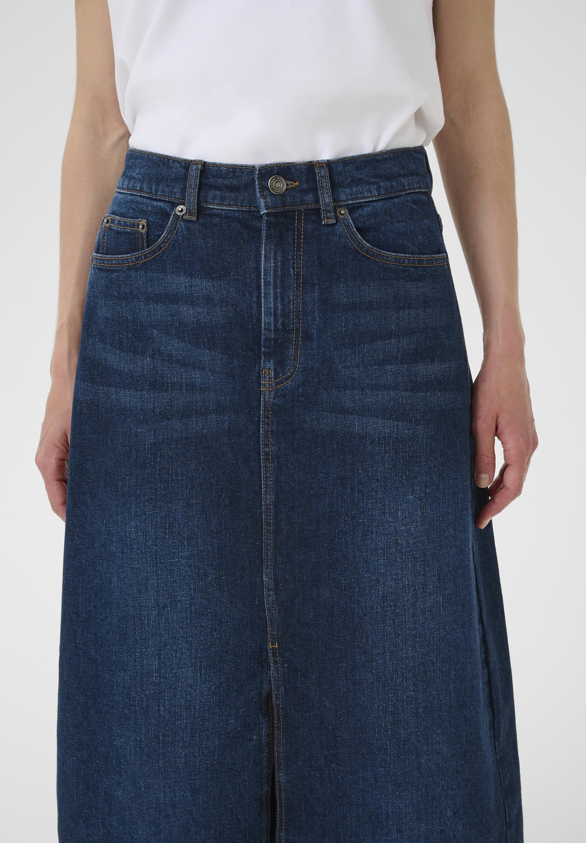 InWear A-lijn rok - donkerblauwe denim