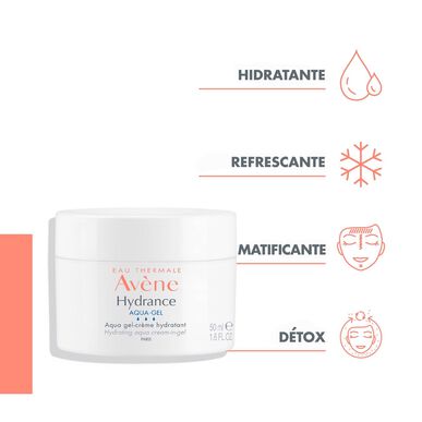 Avène Hydrance AQUA-GEL Ενυδατική κρέμα-σε-τζελ Aqua για αφυδατωμένο και ευαίσθητο δέρμα 50 ml