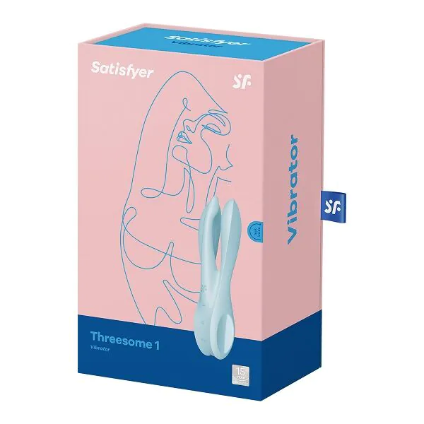 Satisfyer Masażer Threesome ight Blue uka